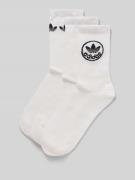 adidas Originals Socken mit Label-Print im 3er-Pack in Weiss, Größe 39...
