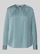 BOSS Regular Fit Seidenbluse aus Seiden-Mix Modell 'BANORAH' in Mint, ...