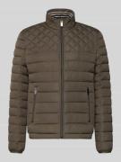 Christian Berg Men Slim Fit Steppjacke mit gefüttertem Kragen in Schil...