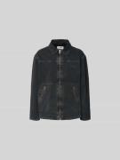 MM6 Maison Margiela Jacke in Denim-Optik mit Umlegekragen in Black, Gr...