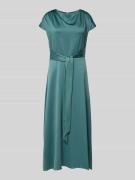 Christian Berg Cocktail Relaxed Fit Midikleid mit Stoffband in Schilf ...