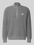 Calvin Klein Jeans Loose Fit Troyer mit gerippten Abschlüssen in Mitte...