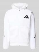 adidas Sportswear Sweatjacke mit Kapuze in Weiss, Größe L