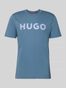 HUGO Regular Fit T-Shirt aus reiner Baumwolle Modell 'DULIVIO' in Rauc...