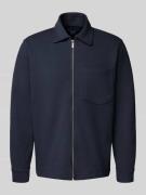 MCNEAL Regular Fit Hemdjacke mit Brusttasche in Marine, Größe S