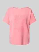 Christian Berg Woman T-Shirt mit Rundhalsausschnitt in Pink, Größe L
