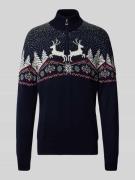 Dale of Norway Troyer aus reiner Wolle in Marine, Größe XL