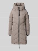 khujo Regular Fit Steppmantel mit Logo-Print Modell 'Darka' in Beige, ...