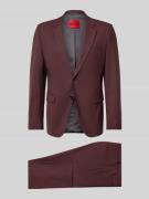 HUGO Slim Fit Anzug aus Woll-Mix Modell 'ARTI-HESTEN' in Bordeaux, Grö...