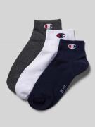 CHAMPION Socken mit Logo-Detail Modell 'QUARTER' im 3er-Pack in Marine...