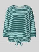 Tom Tailor Regular Fit 3/4-Shirt aus Bio-Baumwoll-Mix in Mint, Größe L