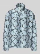 KARL KANI Troyer mit Stehkragen und Reißverschluss in Black, Größe L