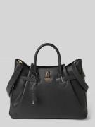 Guess Handtasche in Leder-Optik mit Logo-Applikation in Black, Größe 1