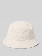 CK Calvin Klein Bucket Hat mit Logo-Muster in Beige, Größe 1