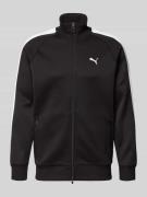 PUMA PERFORMANCE Sweatjacke mit Label-Print in Black, Größe L