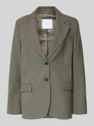 Mango Relaxed Fit Blazer mit Viskose-Anteil Modell 'Napoli' in Khaki, ...
