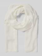 Christian Berg Cocktail Schal in rechteckiger Form in Ecru, Größe 1