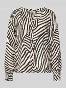 Soyaconcept Hemdbluse mit Knopfleiste Modell 'BECCA' in Black, Größe L