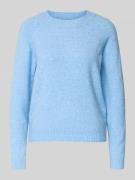 Vero Moda Regular Fit Strickpullover mit Crew Neck Modell 'DOFFY' in B...