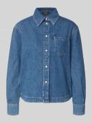 Windsor Jeansjacke mit Knopfleiste Modell 'Ivy' in Jeansblau, Größe 34