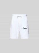 Dsquared2 Sweatshorts aus reiner Baumwolle in Weiss, Größe L