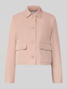 Jake*s Collection Blazer mit Knopfleiste in Lachs, Größe 32