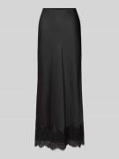Vila Maxirock mit Spitzenbesatz Modell 'ELLETTE' in Black, Größe 34