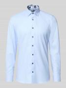 OLYMP Level Five Slim Fit Business Hemd aus Baumwolle mit Kentkragen i...