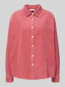 American Vintage Hemdbluse mit Knopfleiste Modell 'PADOW' in Altrosa M...