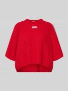 American Vintage Cropped Strickpullover mit gerippten Abschlüssen Mode...