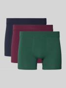 Christian Berg Men Trunks mit elastischem Bund im 3er-Pack in Pflaume,...