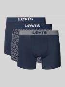 Levi's® Boxershorts mit elastischem Logo-Bund im 3er-Pack mit Geschenk...