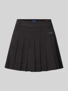 Hugo Blue Ausgestellter Mini-Rock aus Baumwoll-Mix Model 'REMISEA-1' i...