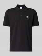 adidas Originals Regular Fit Poloshirt mit Logo-Stitching in Black, Gr...