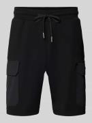 Antony Morato Regular Fit Shorts mit Cargo-Taschen in Black, Größe L