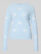 Vero Moda Regular Fit Strickpullover mit Intarsien Modell 'DOFFY INTAR...