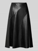 BOSS Ausgestellter Midi-Rock mit Reißverschluss Modell 'VICENA' in Bla...