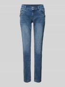 Buena Vista Slim Fit Jeans mit Viskose-Anteil im 5-Pocket-Design in Bl...