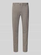 Only & Sons Slim Fit Chino aus Viskose-Mix Modell 'MARK' in Hellbraun,...