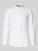 Superdry Regular Fit Leinenhemd mit Haifischkragen Modell 'Vacation' i...