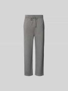 Officine Générale Wide Fit Sweathose mit Kaschmir-Anteil in Mittelgrau...