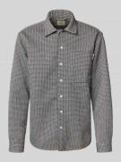 Redefined Rebel Regular Fit Hemdjacke mit Woll-Anteil und Label-Detail...