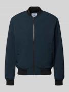 MCNEAL Regular Fit Bomberjacke mit Stehkragen in Marine, Größe L