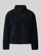 Levi's® Sweatshirt mit Stehkragen Modell 'KASEY' in Black, Größe M