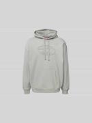 Diesel Hoodie mit Label-Detail in Hellgrau, Größe XL