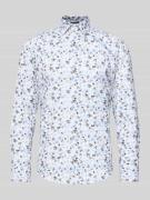 Christian Berg Men Regular Fit Business Hemd aus Baumwolle mit Kentkra...