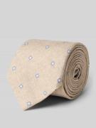 Gierremilano Seidenkrawatte aus reiner Seide mit Logo-Patch (7,5 cm) i...