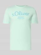 s.Oliver RED LABEL Regular Fit T-Shirt aus reiner Baumwolle in Lind, G...