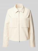 Tom Tailor Regular Fit Hemdjacke aus strukturiertem Baumwoll-Mix in Be...