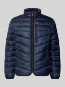 Tom Tailor Regular Fit Steppjacke mit Stehkragen in Marine, Größe L